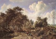 A Wooded Landscape 1660-65 - Meindert Hobbema