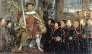 Henry VIII and the Barber Surgeons (2)  c. 1543 - Hans, the Younger Holbein