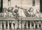 Musicians on a Balcony c. 1527 - Hans, the Younger Holbein