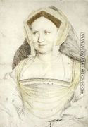 Portrait of Lady Mary Guildford c. 1527 - Hans, the Younger Holbein