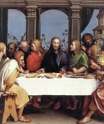The Last Supper 1524-25 - Hans, the Younger Holbein