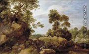 Landscape  1620-22 - Gillis Claesz. De Hondecoeter