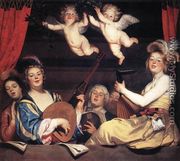Concert on a Balcony 1624 - Gerrit Van Honthorst