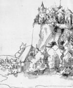 Landscape with Castle 1545-50 - Wolfgang Huber