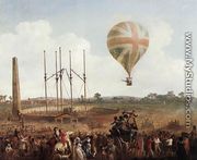 George Biggins' Ascent in Lunardi' Balloon 1785 - Julius Caesar Ibbetson
