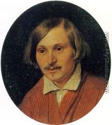 Portrait of Nikolai Gogol  1841 - Alexander Ivanov