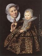 Catharina Hooft with her Nurse  1619-20 - Frans Hals