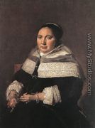 Portrait of a Seated Woman  1660-66 - Frans Hals