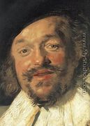 The Merry Drinker (detail)  1628-30 - Frans Hals