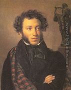 Portrait of the Poet Alexander Pushkin  1827 - Orest Kiprensky