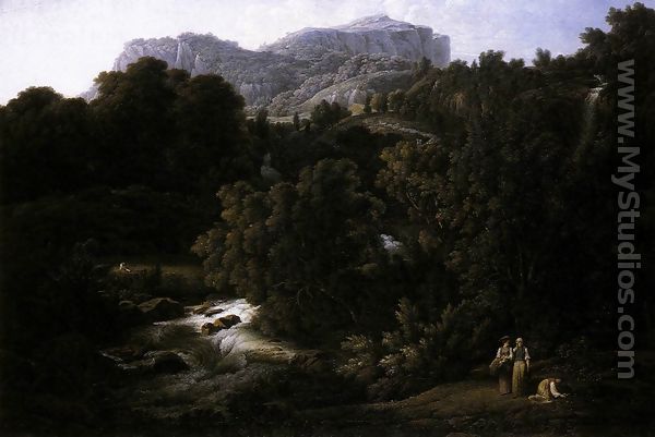 Mountain Scene 1796 - Joseph Anton Koch