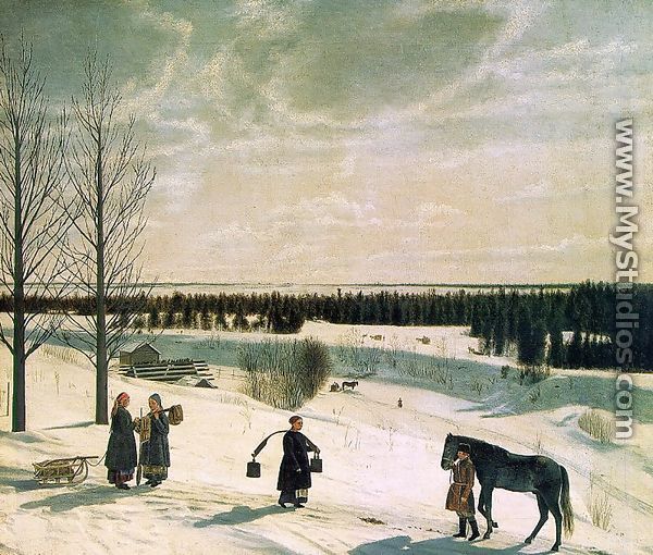Russian Winter  1827 - Nikifor Krylov