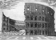 The Colosseum in Rome 1564 - Antonio Lafreri