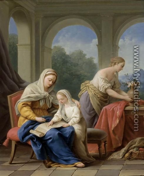 The Education of the Virgin c. 1772 - Louis Lagrenee
