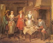 The Marriage Contract  1738 - Nicolas Lancret