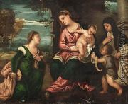 Madonna and Child with Saints - Polidoro Lanzani (see Polidoro Da Lanciano)