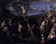 The Raising of the Cross  1685 - Charles Le Brun