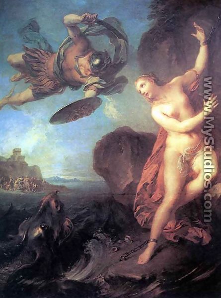 Perseus and Andromeda  1723 - Francois Lemoine (see Lemoyne)