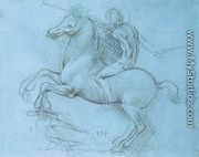 Study for the Sforza monument 1488-89 - Leonardo Da Vinci