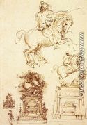 Study for the Trivulzio Equestrian Monument (1)  1508-10 - Leonardo Da Vinci