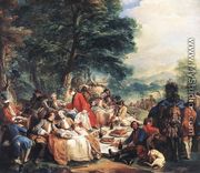 Halt During the Hunt 1737 - Carle van Loo