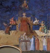 Allegory of the Good Government (left view, detail) 1338-40 - Ambrogio Lorenzetti
