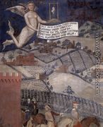 The Effects of Good Government in the Countryside (detail-3) 1338-40 - Ambrogio Lorenzetti