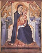 Madonna Enthroned with Angels 1340 - Pietro Lorenzetti