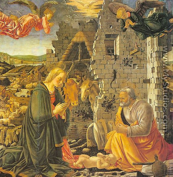 The Nativity - Master of the Louvre Nativity