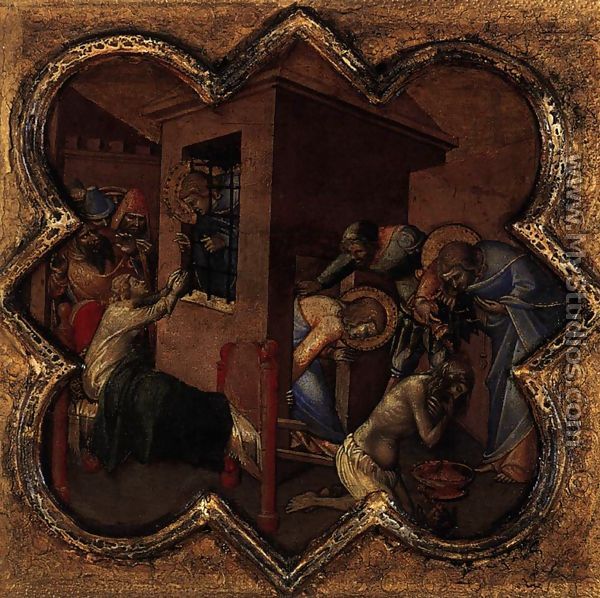 Scenes from the Life of St Thomas (2)  1362 - Luca Di Tomme