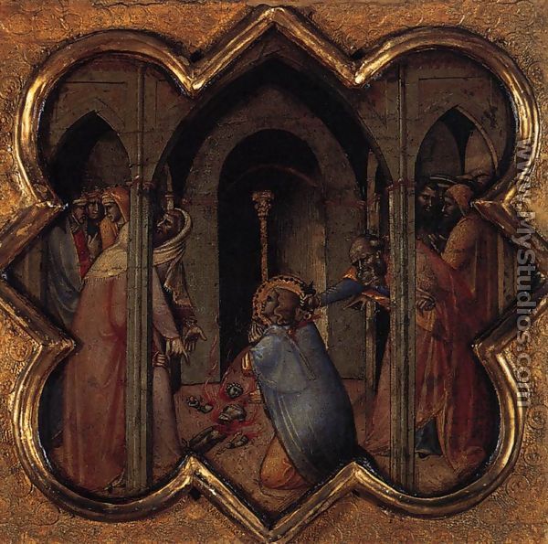 Scenes from the Life of St Thomas (4)  1362 - Luca Di Tomme