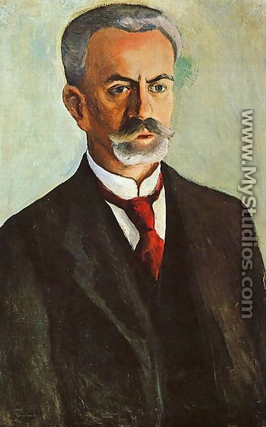 Portrait of Bernhard Koehler  1910 - August Macke