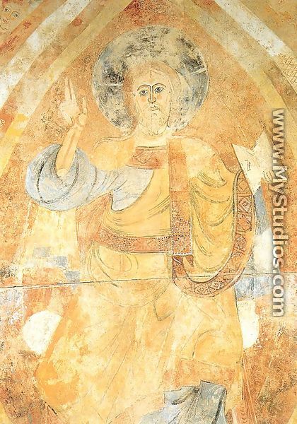Pantocrator Supported by Angels  1130 - Madruelo Master of