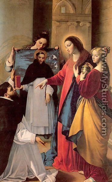 The Virgin Appears to a Dominican Monk in Seriano - Fray Juan Bautista Maino
