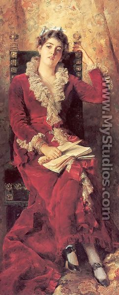 Portrait of Julia Makovskaya, The Artist
