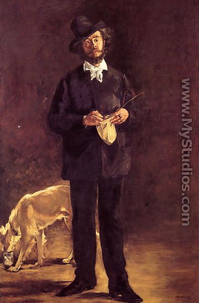 Portrait of Gilbert-Marcellin Desboutin  1875 - Edouard Manet