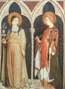 St. Clare and St. Elizabeth of Hungary  1321 - Simone Martini