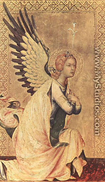 The Angel of the Annunciation  1339 - Simone Martini