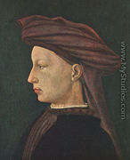 Profile Portrait of a Young Man 1425 - Masaccio (Tommaso di Giovanni)