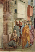 St Peter Healing the Sick with his Shadow 1426-27 - Masaccio (Tommaso di Giovanni)