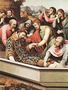 The Entombment of St Stephen Martyr c. 1560 - Juan De (Vicente) Juanes  (Masip)