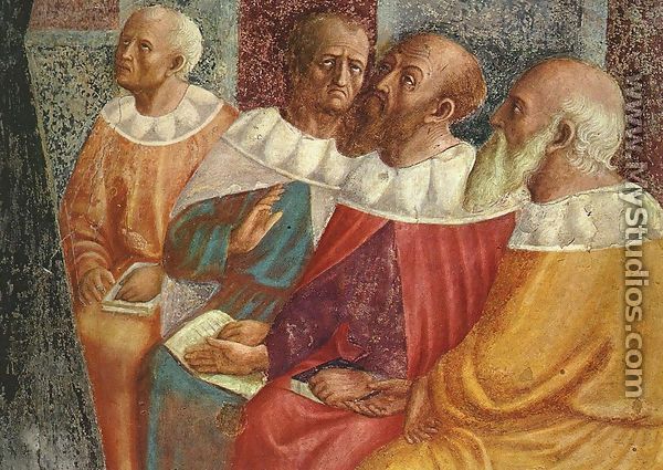 The Philosophers of Alexandria (detail) 1428-30 - Tommaso Masolino (da Panicale)