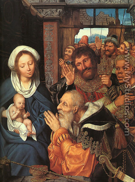The Adoration of the Magi 1526 - Quinten Metsys