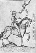 Knight Playing Card c. 1450 - Master E. S.
