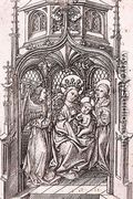 The Smallest Virgin of Einsiedeln 1466 - Master E. S.