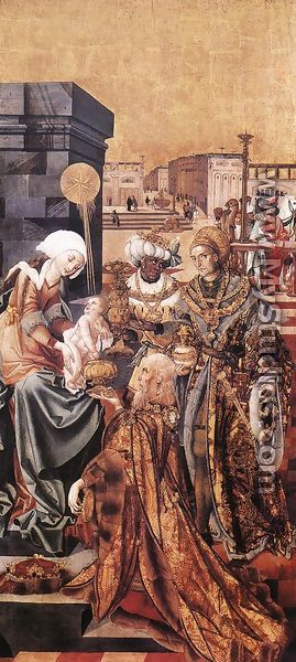 The Adoration of the Magi 1506-10 - Master M.S.