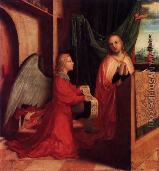 The Annunciation c. 1530 - Master M Z