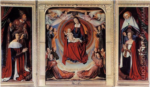 The Moulins Triptych 1498-99 - Master of Moulins  (Jean Hey)