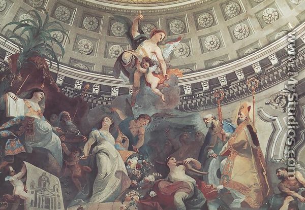 Ceiling decoration (detail) 1782 - Franz Anton Maulbertsch