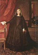 The Empress Dona Margarita de Austria in Mourning Dress 1666 - Juan Bautista Martinez del Mazo